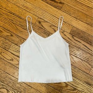 White brandy melville tank